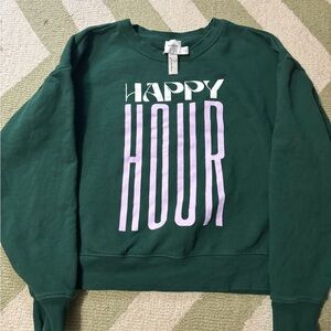 Maeve Forest Green Sweatshirt